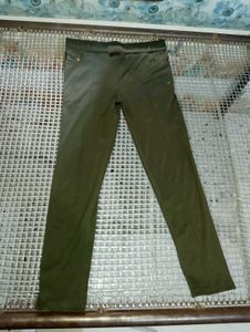 Stylish Olive Green Trousers