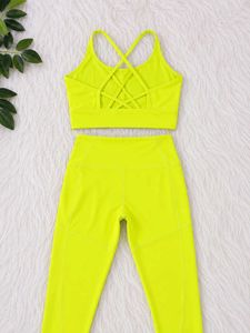 Neon Yellow Workout Set