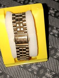 Imperial Gold Tone Watch