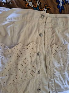 ONLY Beige Denim Jacket