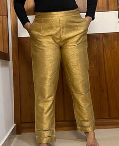 Golden Ethnic Pants| Price ⬇️ by 50‼️