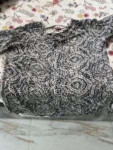 Patterned Off-Shoulder Top