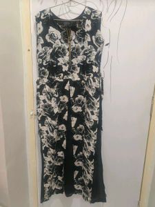 Elegant Floral Print Midi Dress