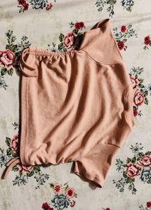 Cute Pink Cropped Sweatshirt