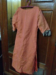 Orange Kurthi