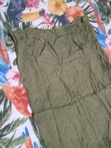 Olive Green Sleeveless Top