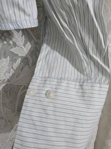 Zudio Striped Cropped Shirt