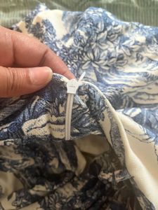 Clearance  - Chic Blue &amp; White Scenic Print Dr