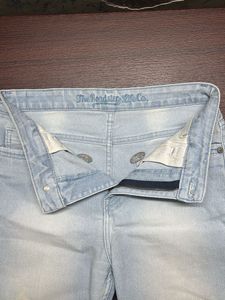 Light Wash Denim Shorts