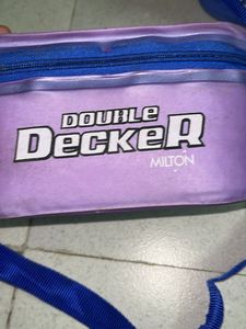 Combo of 2 Milton Double Decker Plastic lunchbox