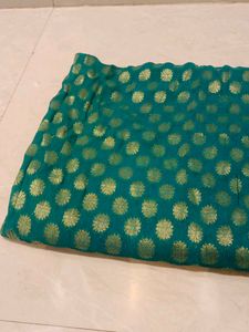Beautiful teal kurti fabric