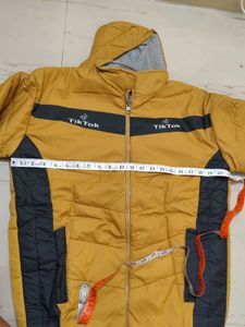 Stylish Yellow Puffer Jacket