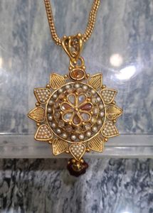 Gold Tone Ethnic Jewellery Set