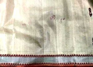Elegant Cream Saree with Maroon Border
