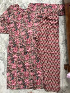 Beautiful Floral Kurta Set