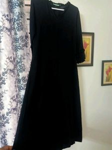 IDALIA Elegant  3 Black A- Line Kurta Set