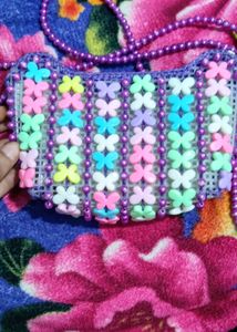 Butterfly Beaded Mini Bag