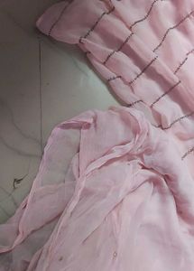 Designer Pink Kurta Set with Embellishments