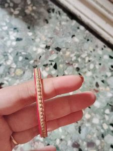 Set of Red and Gold Bangles