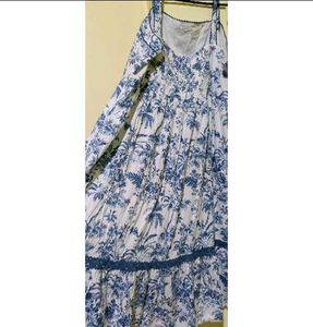 Blue Floral Sundress