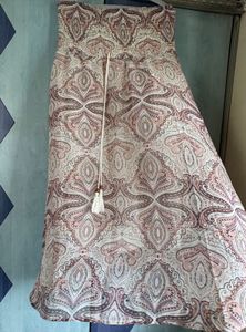 Boho Paisley Smocked Maxi Dress