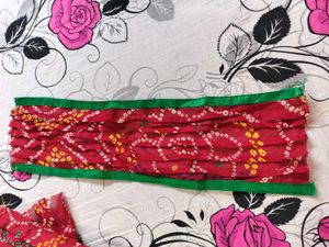 Combo Of Triple Colour &amp; Beautiful Bandhni Lace