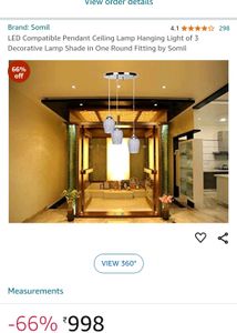 New Pendant Ceiling Lamp Hanging Pc Of 3