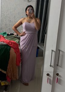 Elegant Lavender Maxi Dress