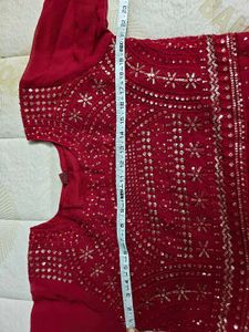 Nyra Cut Sequence Work Kurti &amp; Palazzo
