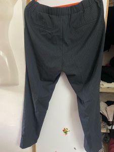 Striped High Waist Trousers