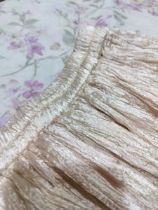 Elegant Crushed Silk Ethnic Skirt