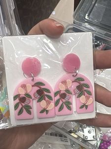 Floral Statement Earrings any1