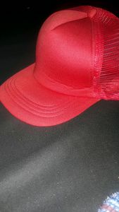 red colour fashionable cap