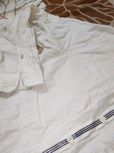Men's Casual Band Collar Shirt