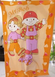 Bob The Builder Themed Plush Blanket