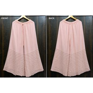 COMBO of Light Pink Palazzo &amp; Floral Dupatta