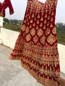 Maroon Bridal Lehenga