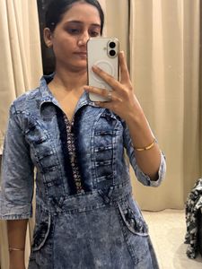 denim top for daily wear