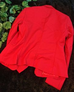 Chic Coral Blazer