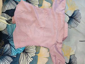 Pink Embroidered Kurta
