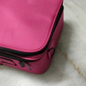 Pink Travel Cosmetic Bag