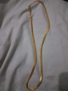 Elegant Gold Chain and kada  Set