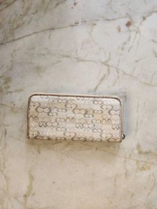 Coach Signature Zip-Around Wallet