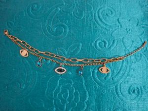 Elegant Evil Eye Charm Bracelet