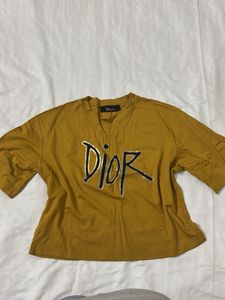 DIOR Inspired Mustard Tee