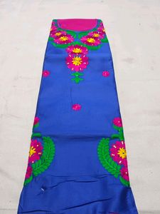 Girlish Suit With Bazu Work