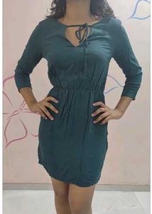 Teal green Mini Dress