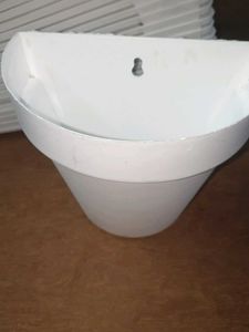 Modern White Wall Planter