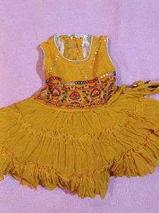 Adorable Girls' Festive Dress