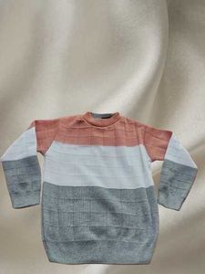 NEW Color Block Knit Sweater